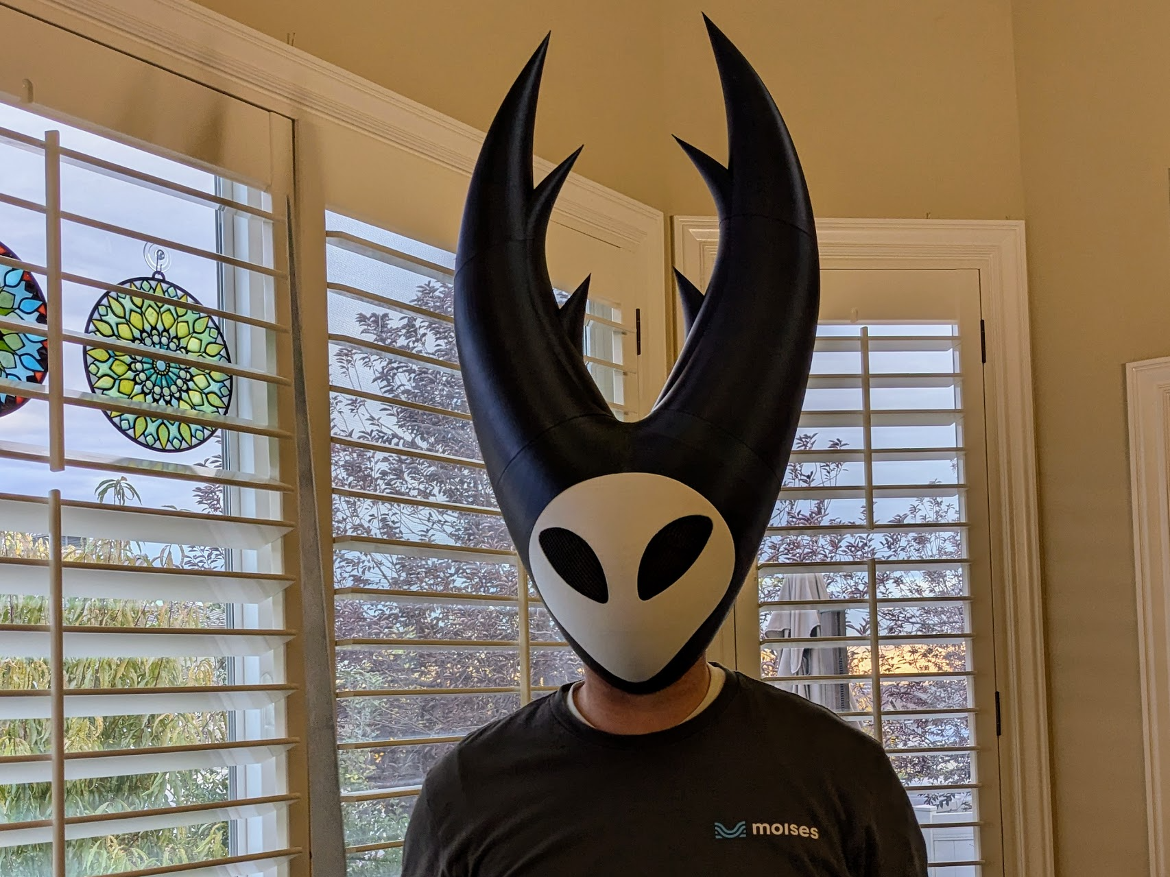 Mantis Lord Mask Adult size (scale down for child) — free 3D print (hollow knight) on MakerWorld | Spencermann