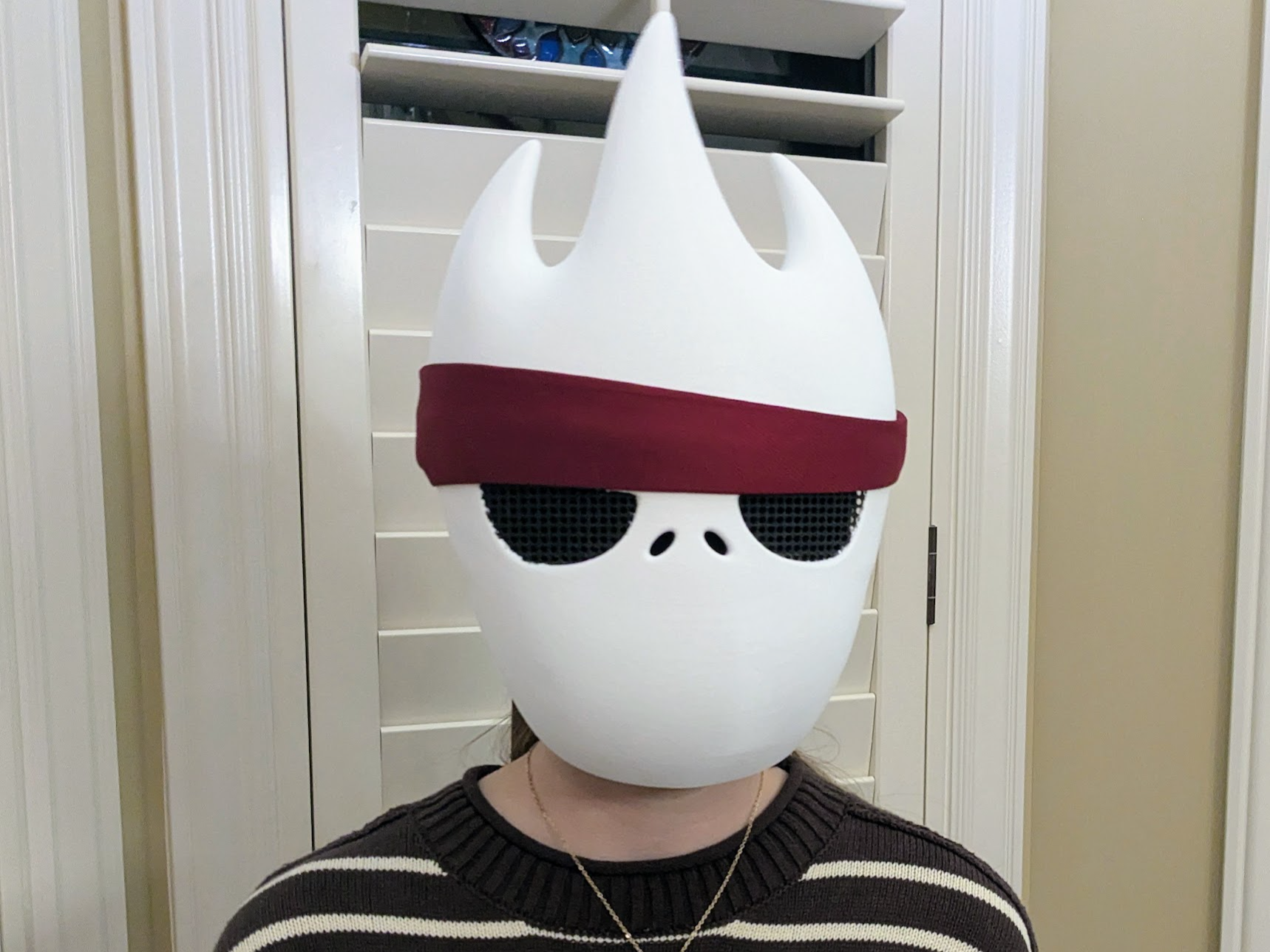 Nail Master Mato - Hollow Knight Mask Cosplay — free 3D print (hollow knight) on MakerWorld | Spencermann