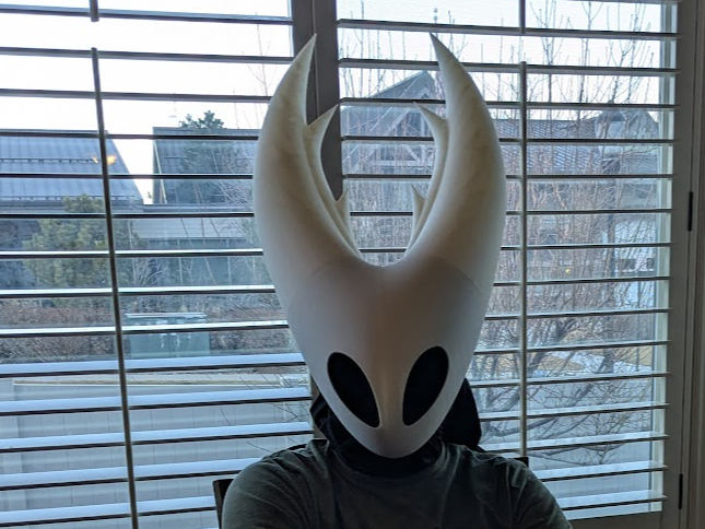 Pure Vessel Mask Hollow Knight cosplay — free 3D print by Spencermann